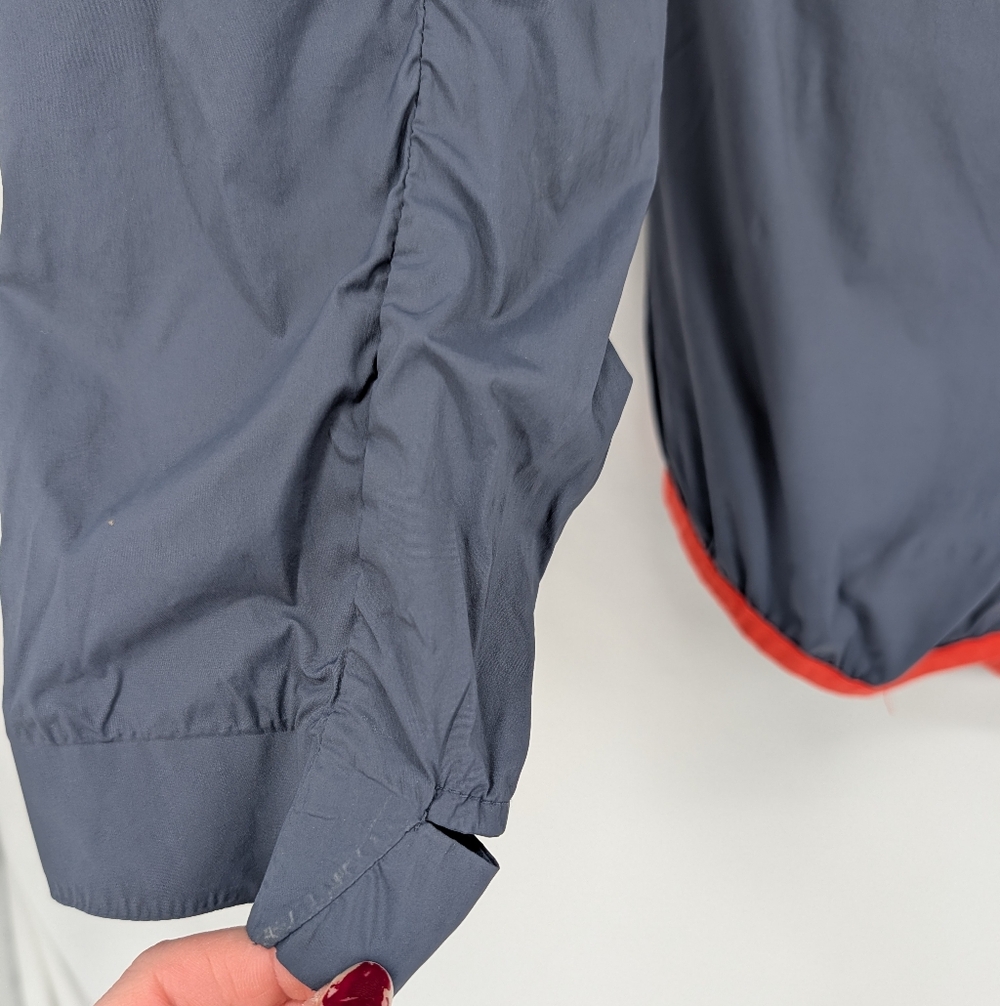 Hoka Hybrid Run Jacket Grey Orange Activewear Mens Large - Picture 8 of 15